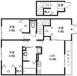 ｖｉｌｌａ石ノ塔の物件間取画像